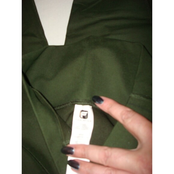 New Fabletics Womens Leggings Dark Olive Green S High Waist PowerHold Yoga Run - Picture 7 of 7